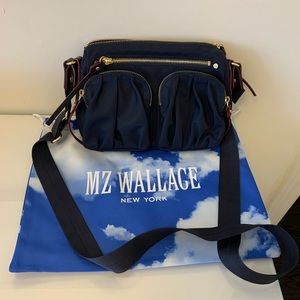 MZ Wallace mini Paige bag in navy